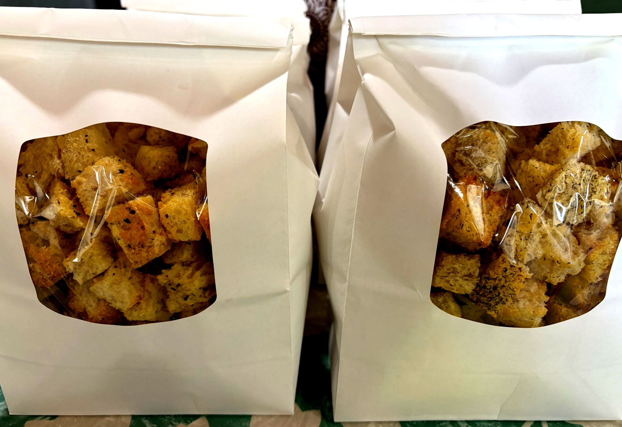 Artisan croutons